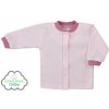 Dojčenský kabátik z organickej bavlny Koala Lesný Priateľ ružový