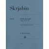 Skrjabin, Alexander - Etüde dis-moll op. 8 Nr. 12 (Valentina Rubcova)(Brožovaná)