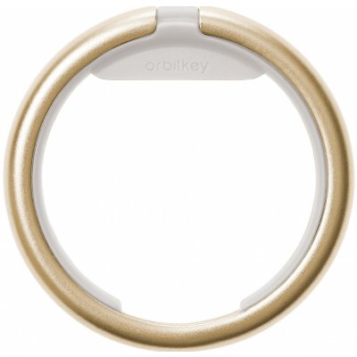 Chytrý krúžok na kľúče Orbitkey Ring Yellow Gold zlatý