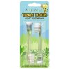 JACK N´JILL Náhradné hlavice TICKLE TOOTH pre sonickú zubnú kefku, detské (18M+) 1x2 ks