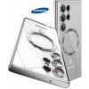 Silikónové púzdro Luxria Luxury MagSafe pre Samsung - Strieborné Samsung: Galaxy S24 Ultra