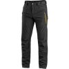 CXS AKRON Pánske nohavice do pása, softshell, čierne s HV žlto / oranžovými doplnkami 48 143000481648
