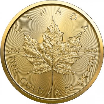 Royal Canadian Mint Maple Leaf Zlatá minca 1/10 oz