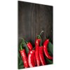 Vertikálny foto obraz sklo tvrdené Chilli papričky 50x100 cm