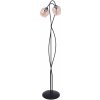 Kaja Diuna stojaca lampa x60 W čierna-jantárová K-5193