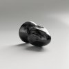 All Black Steroid ABS24 The Dumbbell, čierny análny kolík 11 x 3–8 cm
