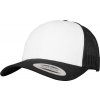 Flexfit | 6606CF, 6 panelová Trucker šiltovka, čierna - biela - čierna