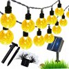 SOLÁRNA ZÁHRADNÁ GIRLANDA 5 m 50 LED Svetelné solárne záhradné lampy 5 m