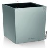 Lechuza geobra Kvetináč Lechuza Cube all-in-one set Farba: strieborná, Veľkosť: 30 (29,5 x 29,5 / 30 cm)