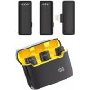 AppleMix Bezdrôtový mikrofón S13 - sada 2 ks - USB-C / USB-C - s nabíjacím puzdrom - žltý