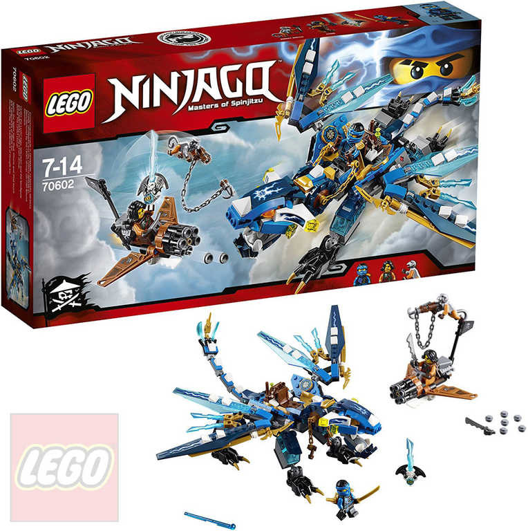 LEGO® NINJAGO® 70602 Jayův drak blesku od 199,7 € - Heureka.sk