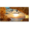 Foto obraz akrylové sklo Jaskyňa nad morom 100x50 cm