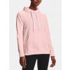 Under Armour Dámska mikina Rival Fleece HB Hoodie Ružová SM