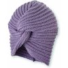 Sterntaler Turban pletený s uzlom purple
