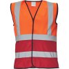 Cerva Lynx Duo Reflexná vesta 03030115 oranžová/červená 3XL