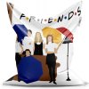 Sablio Sedací vak Seriál přátelé FRIENDS Gauč u fontány - 200x140 cm