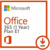 Elektronická licencia: Microsoft CSP Office 365 E1 predplatné 1 rok, vyúčtovanie mesačne