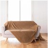 Prikrývka Douceur d'intérieur polyester 180 cm x 220 cm hnedá