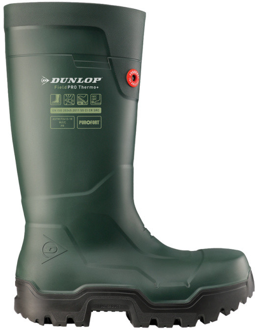 DUNLOP PUROFORT THERMO FULL SAFETY S5 45588 čižmy Zelená