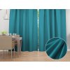 Biante Zamatový záves Velvet Prémium SVP-035 Tyrkysovo modrý - šírka 270 cm 270x250 cm
