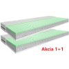 BENAB, Matrac Orthopedic HARD 20 PLUS 1+1 + darček 1x chránič matraca, 190 x 85 cm ATYP, CHLOE COLOR PÁSY