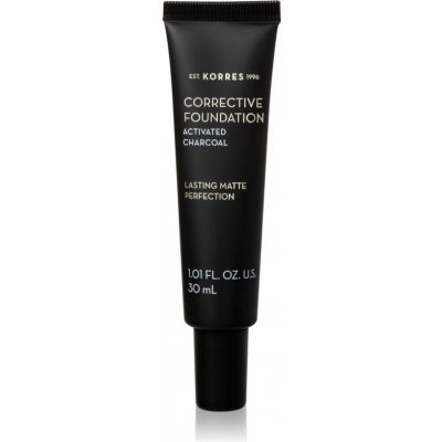 Korres Activated Charcoal korekčný make-up pre dlhotrvajúci efekt SPF15 ACF1 30 ml