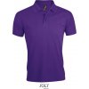 SOL´S PRIME / Pánska polokošeľa z ťažkej bavlny - dark purple S
