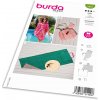 Strih Burda 5807 - Plážové pončo, skladacia podložka, plážová taška, taštička