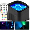 BeamZ BBP94W Battery Uplight Par 4X12W WDMX