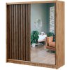 ArtStol Šatníková skriňa LONDON 203 | so zrkadlom