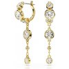 Swarovski Originálne pozlátené náušnice s krištáľmi 2v1 Imber 5680097