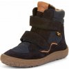 Chlapčenská zimná barefoot obuv TEX WINTER Dark Blue, Froddo, G3160233, tmavomodrá - 23