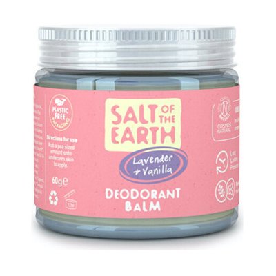 Salt-Of-The-Earth Prírodné minerálne dámsky deodorant Lavender & Vanilla (dámsky deodorant Balm) 60 g