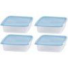 MagicHome Dóza Lunchbox štvorcová sada 4 ks 1 l 17,7 x 17,7 x 5,8 cm