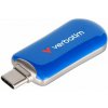 Verbatim USB flash disk, USB C, 64GB, Plectra, modrý, 30232, USB C