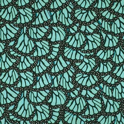 Satén kreš, mint motýlie krídla, š.150