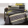 Brotex Obliečky bavlna Racing yellow zipsový uzáver 140x200 70x90