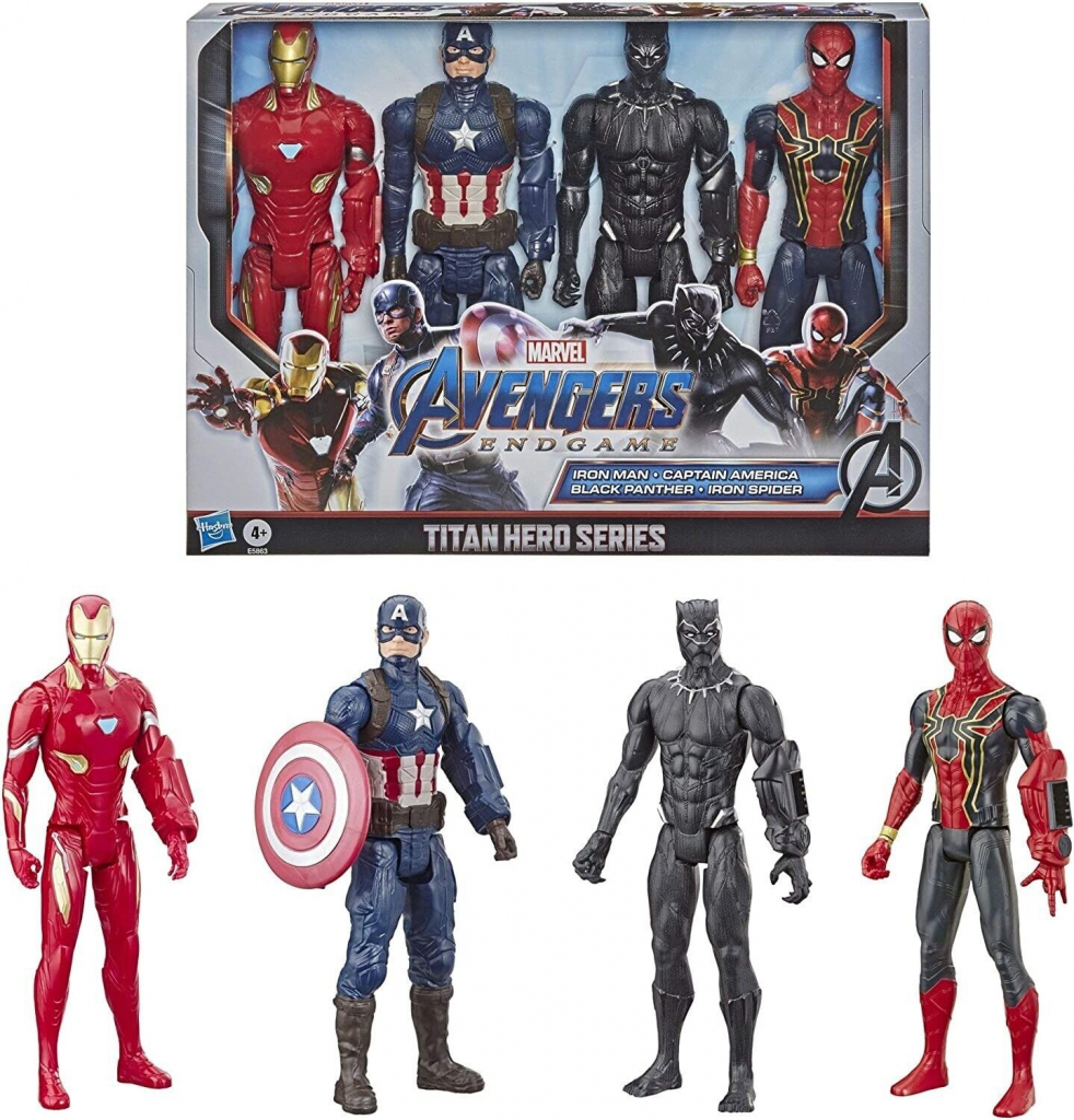 Hasbro Marvel Avengers Titan Hero 4 figurky sada