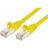 Premiumcord sp6asftp010Y Patch, CAT6a S-FTP, RJ45-RJ45, AWG 26/7, 1m, žlutý