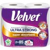 Velvet kuchynské utierky Ultra Strong 20 m 3-vrstvové 2 kusy