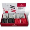 Victorinox - Sada 80 ks kuchynských nožov na zeleninu SWISS CLASSIC čierna/červená 9.7056.80C1