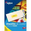 Etikety farebné 70x31mm APLI A4 100 hárkov žlté