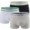 Calvin Klein - pánske boxerky 3PACK Icon cotton stretch Stripe heavenly iris & black tones-XL (101-106 cm)