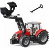 Bruder 3047 Traktor Massey Ferguson 7600 s čelným nakladačom