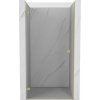 Mexen, Mexen Lunar-B Otočné ľavé sprchové dvere 80 cm, transparentné, brúsené zlaté - 832-080-000-55-00-L