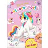 Ylvi 12703 Omalovánky s nálepkami Create Your Unicorn World