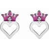 Disney oceľové náušnice Princess E600187RWL.CS