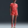 Nike One Womens Dri-FIT Mid-Rise Brief-Lined Running Shorts | 0197859697762 | Oranžová | M