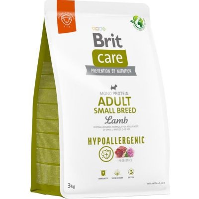 Brit Care Dog Hypoallergenic Adult Small Breed Lamb 3 kg
