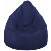 Toffel Sedací vak maxi comfort plyš 125x95 cm tmavě modrá